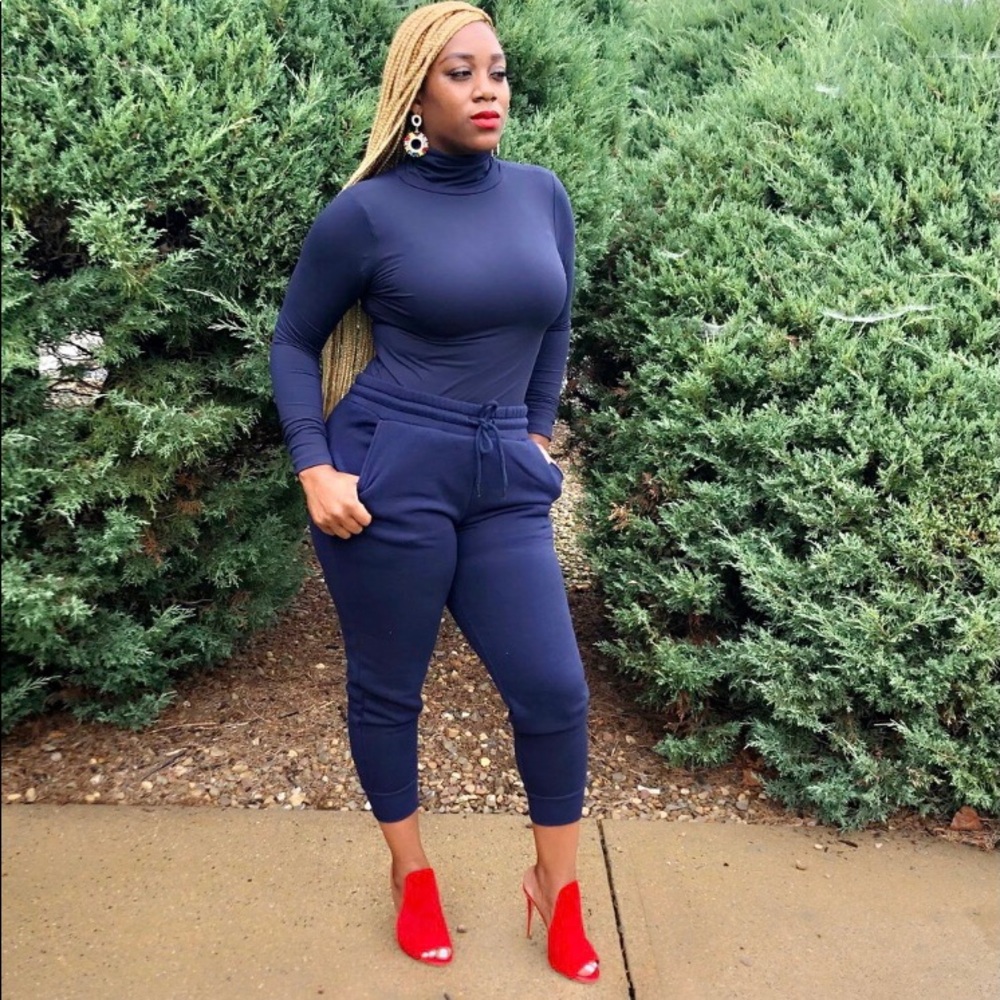 Turtleneck Jogger Set